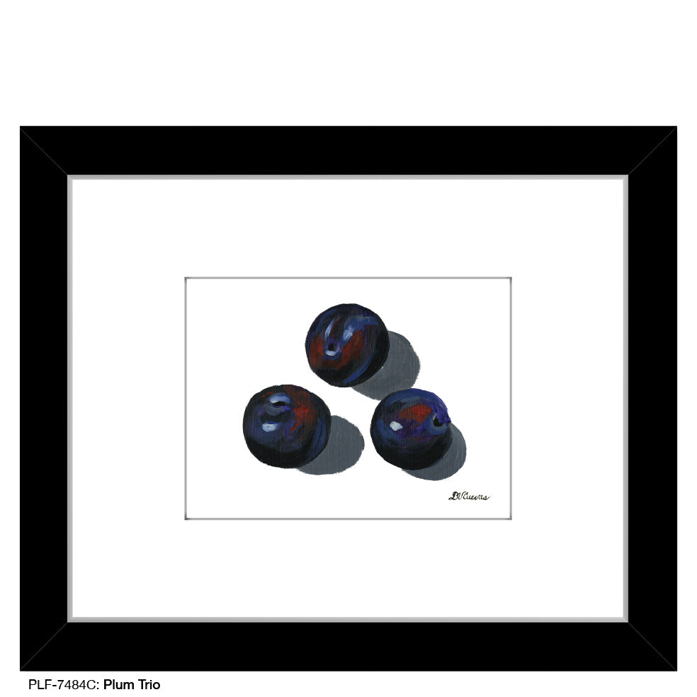 Plum Trio 1, Print (#7484C)