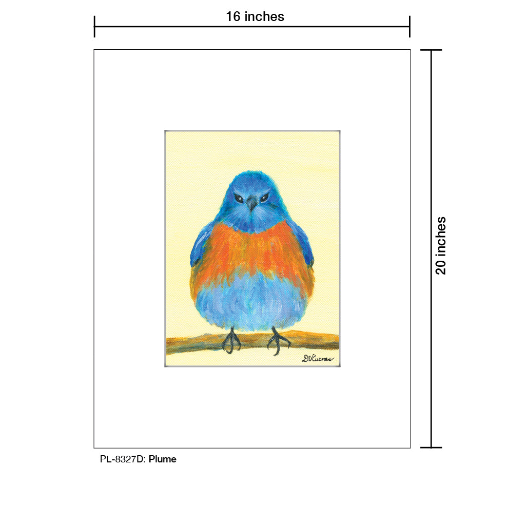 Plume, Print (#8327D)