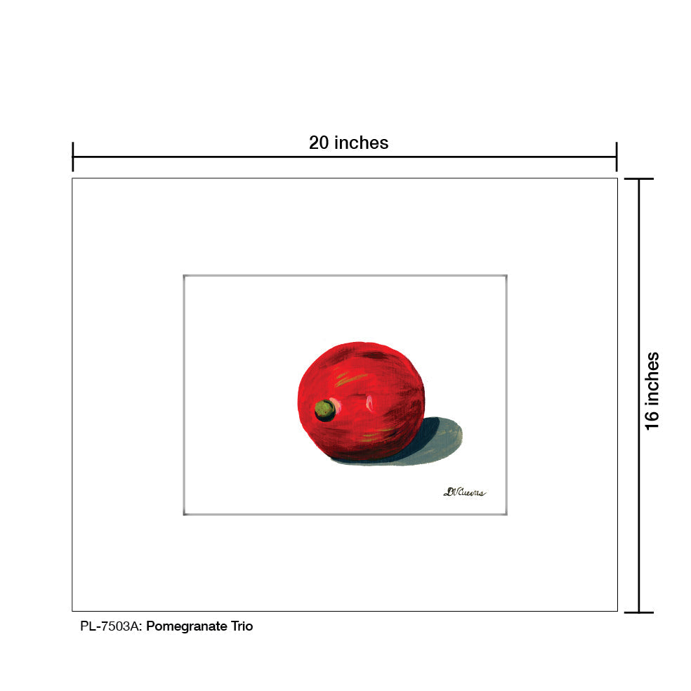 Pomegranate Trio 1, Print (#7503A)