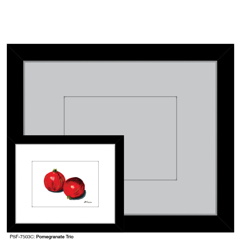 Pomegranate Trio 1, Print (#7503C)