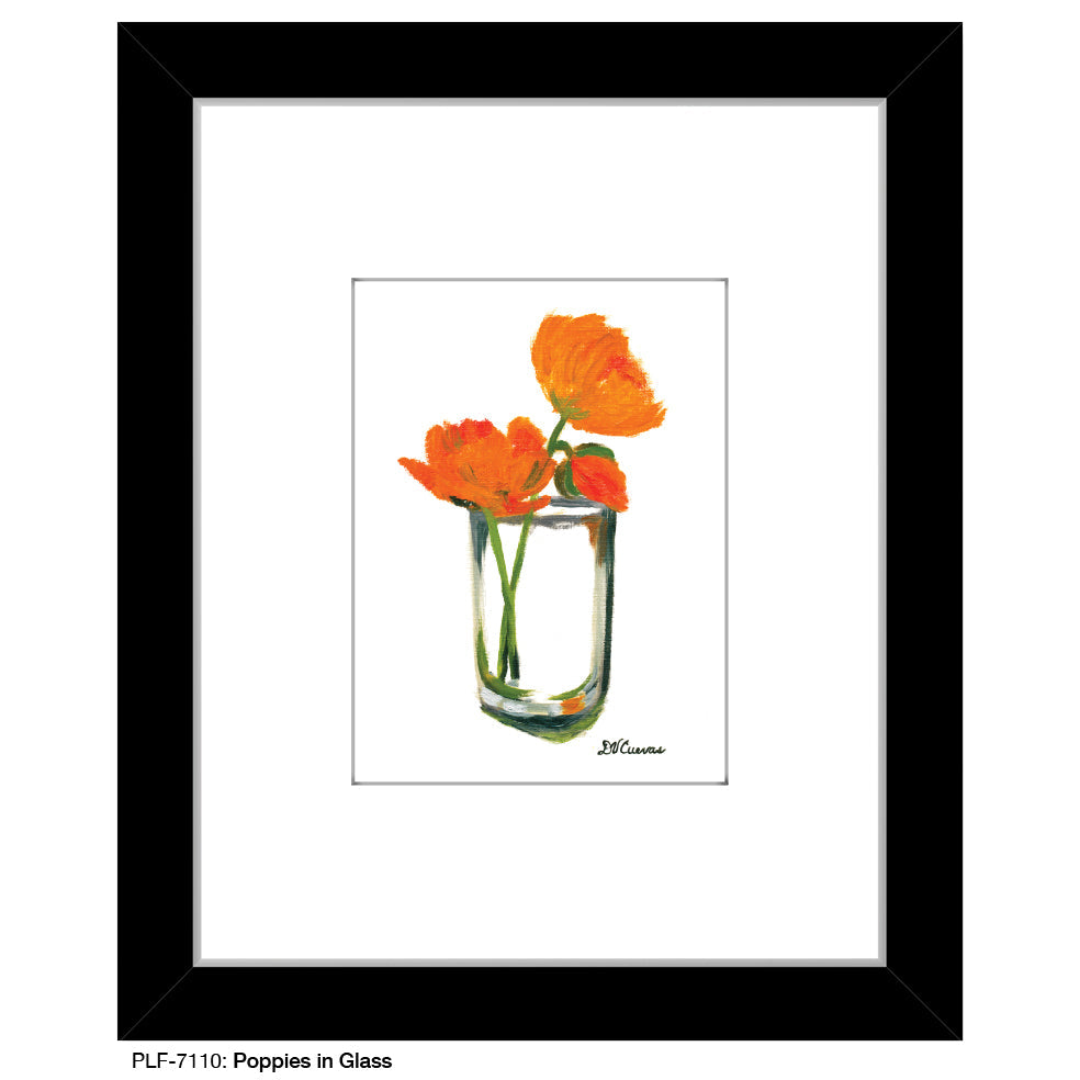 Poppies in Glass, Print (#7110C)