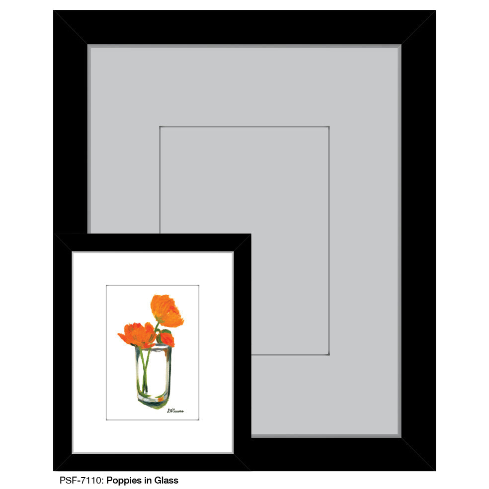 Poppies in Glass, Print (#7110C)