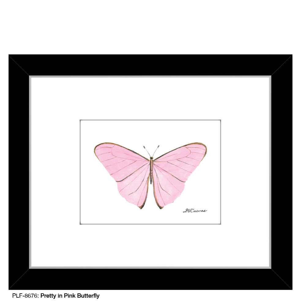 Pretty in Pink Butterfly, Print (#8676H)