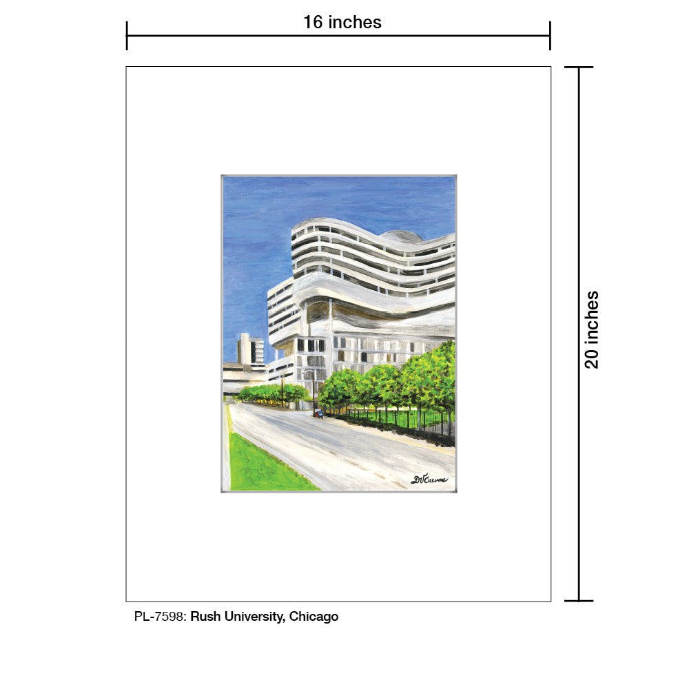 Rush University, Chicago, Print (#7598A)