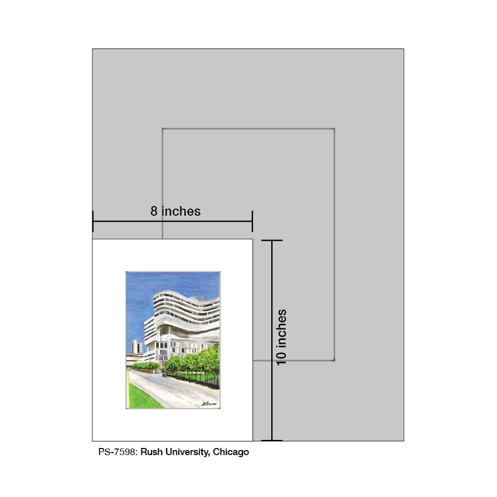 Rush University, Chicago, Print (#7598A)