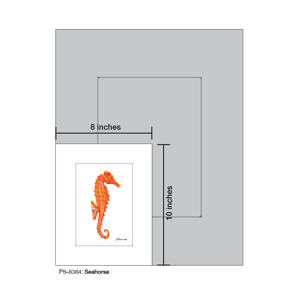 Seahorse, Print (#8384B)