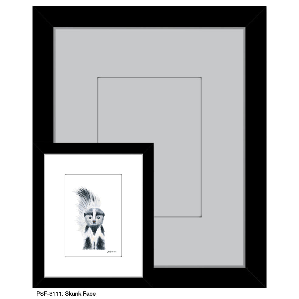 Skunk Face, Print (#8111G)