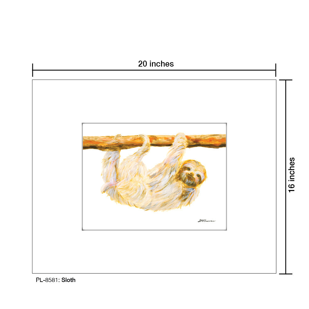 Sloth, Print (#8581B)