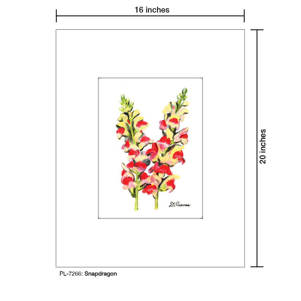 Snapdragon, Print (#7266A)