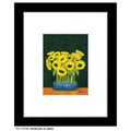 Sunflowers on Black, Print (#7070B)