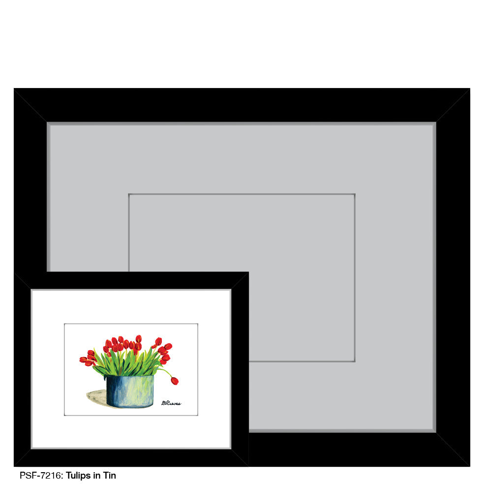 Tulips in Tin, Print (#7216E)