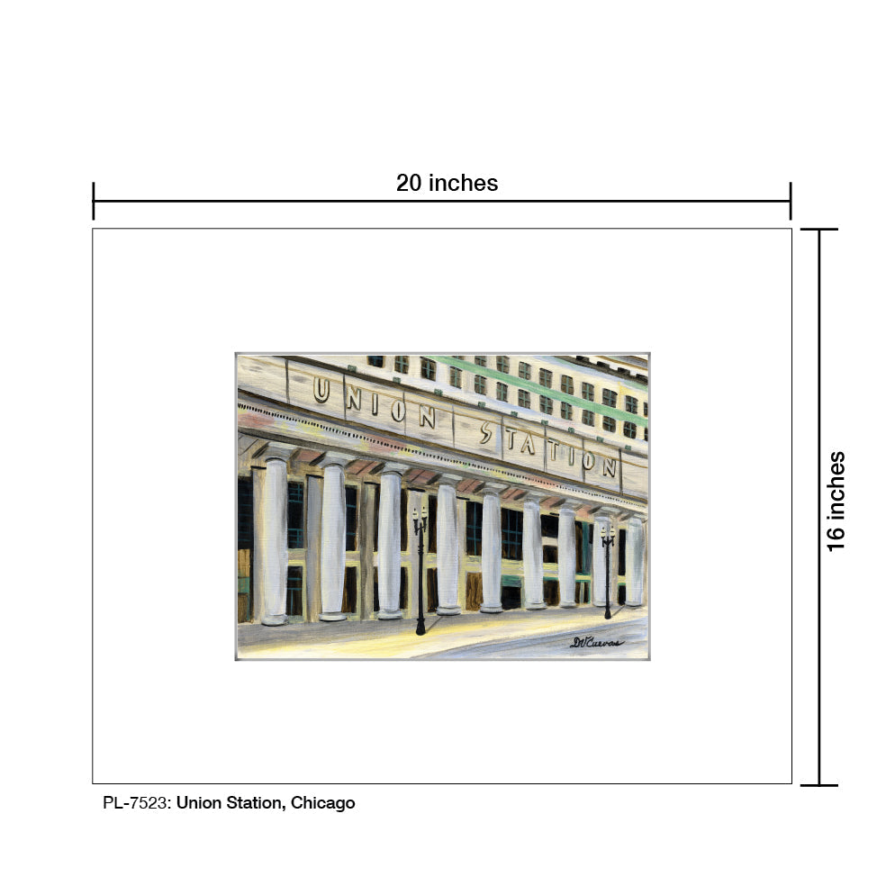 Union Station, Chicago, Print (#7523A)