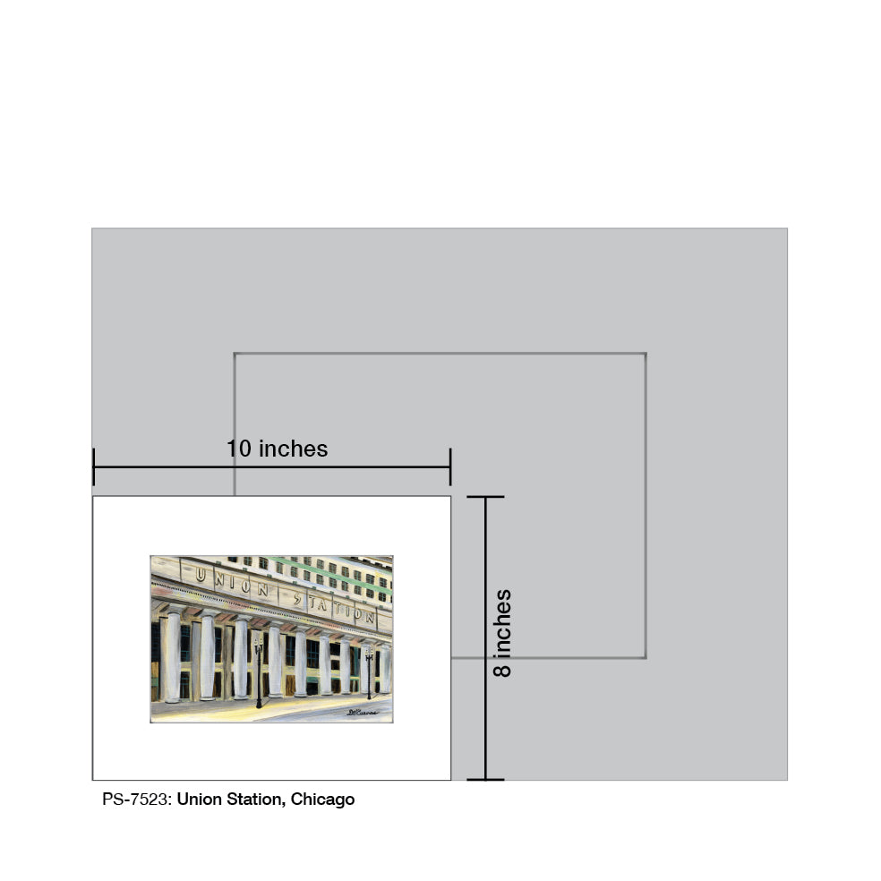 Union Station, Chicago, Print (#7523A)