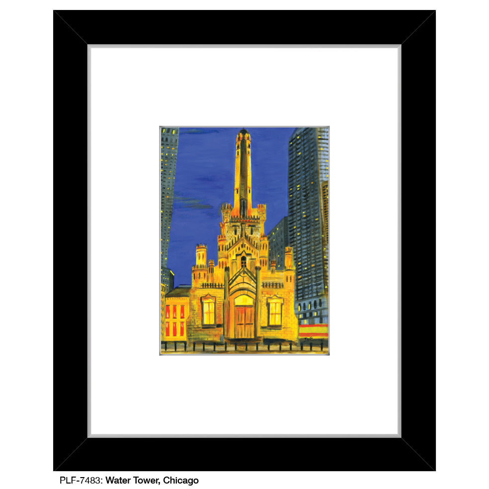 Water Tower, Chicago, Print (#7483A)