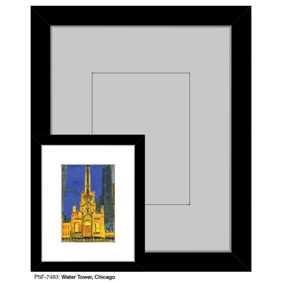 Water Tower, Chicago, Print (#7483A)