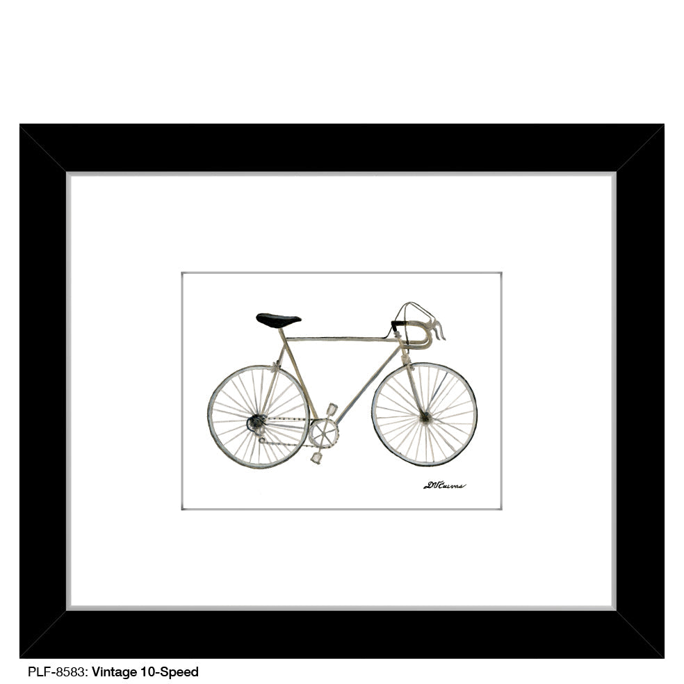 Vintage 10-Speed Bicycle, Print (#8583B)