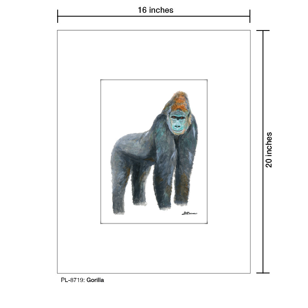Gorilla, Print (#8719C)