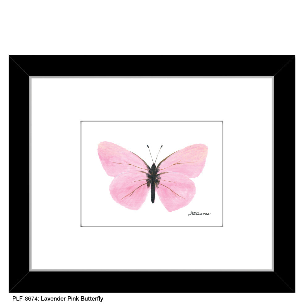 Lavender Pink Butterfly, Print (#8674F)