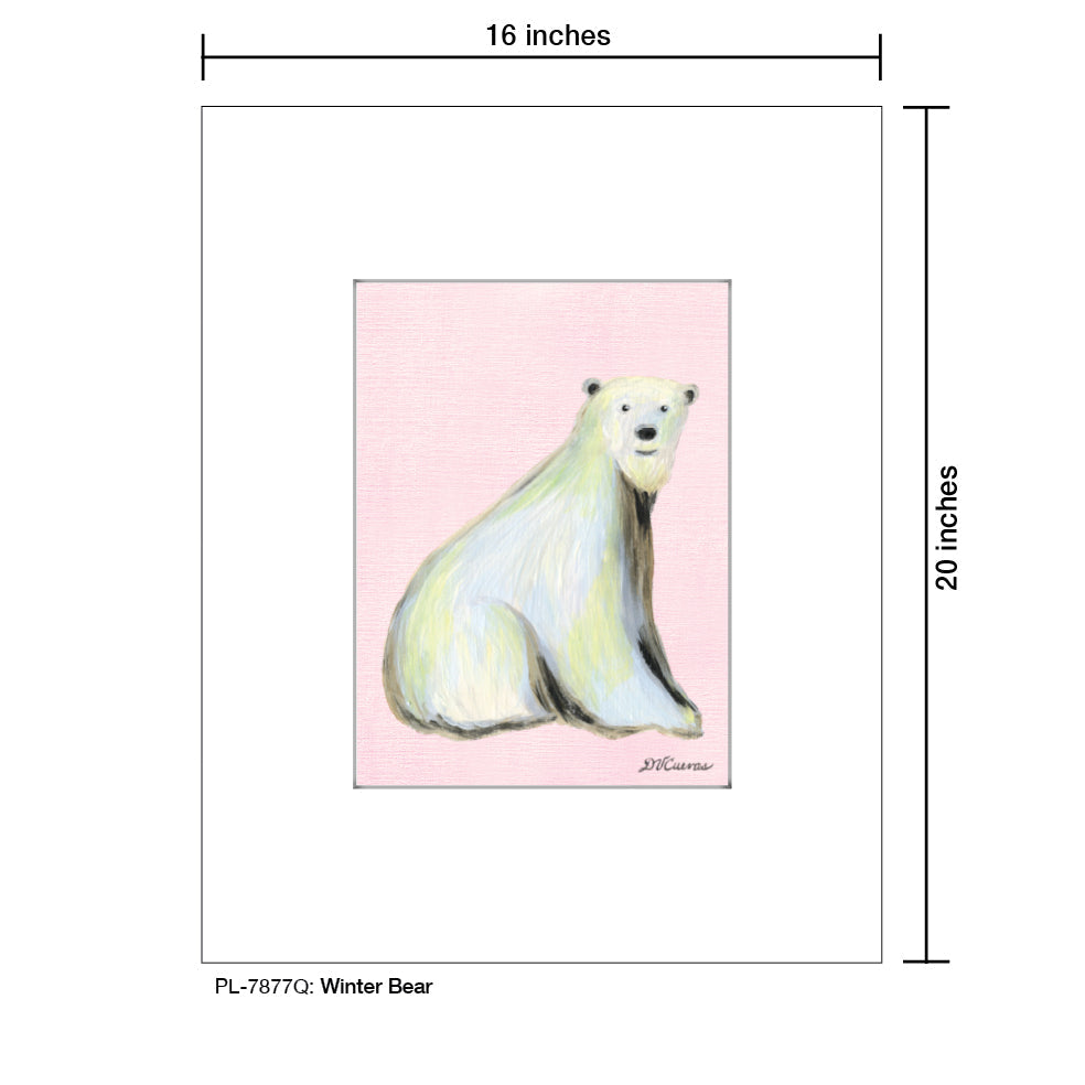 Winter Bear, Print (#7877Q)