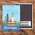 Lighthouse, Chicago, Magnet (M-8640A)