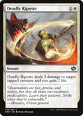 Deadly Riposte (BRO-005) - The Brothers' War Foil