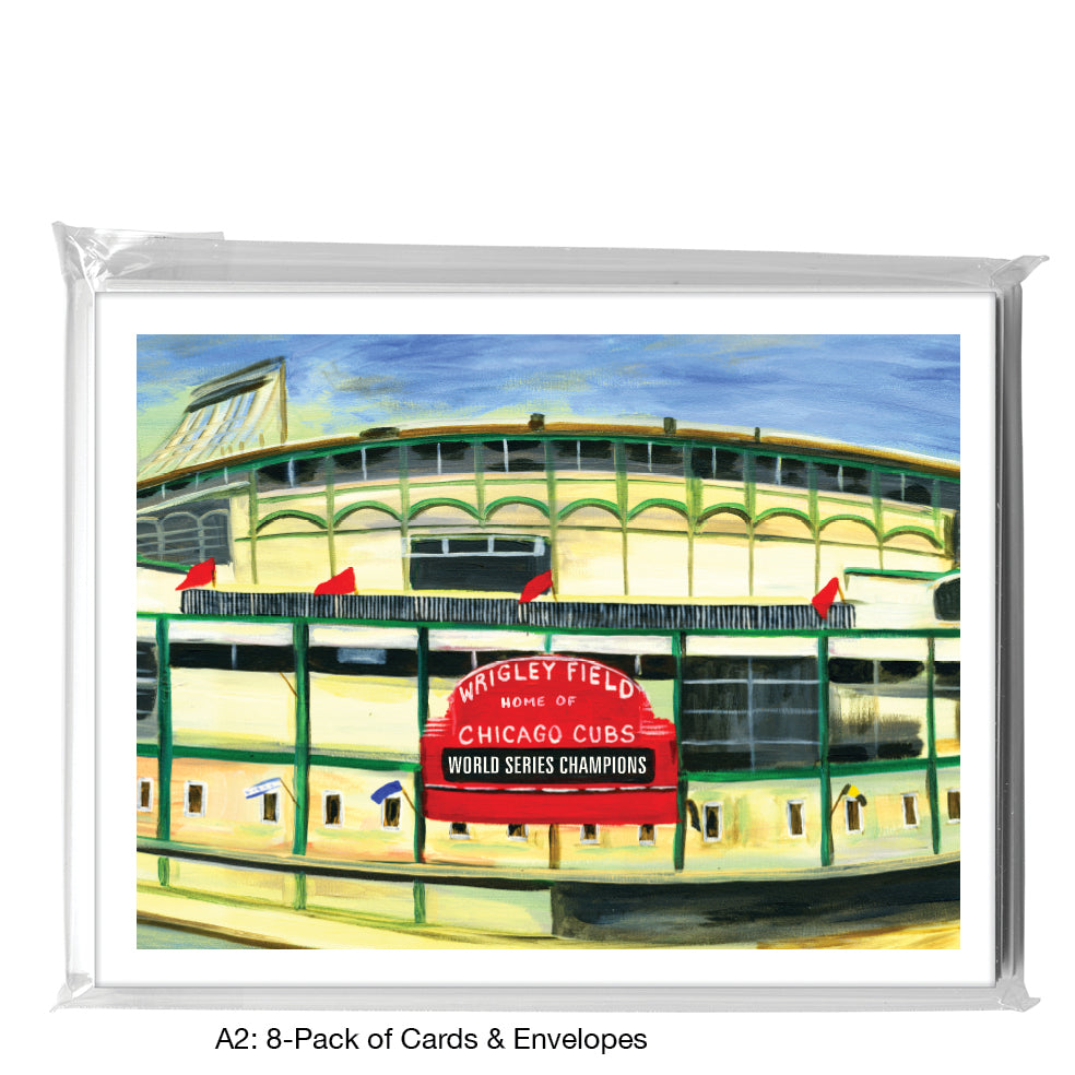 Wrigley Field, Chicago, Greeting Card (#7418H)