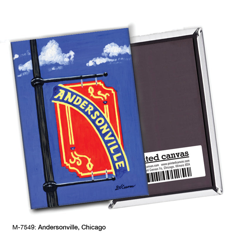 Andersonville Sign, Chicago, Magnet (M-7549A)