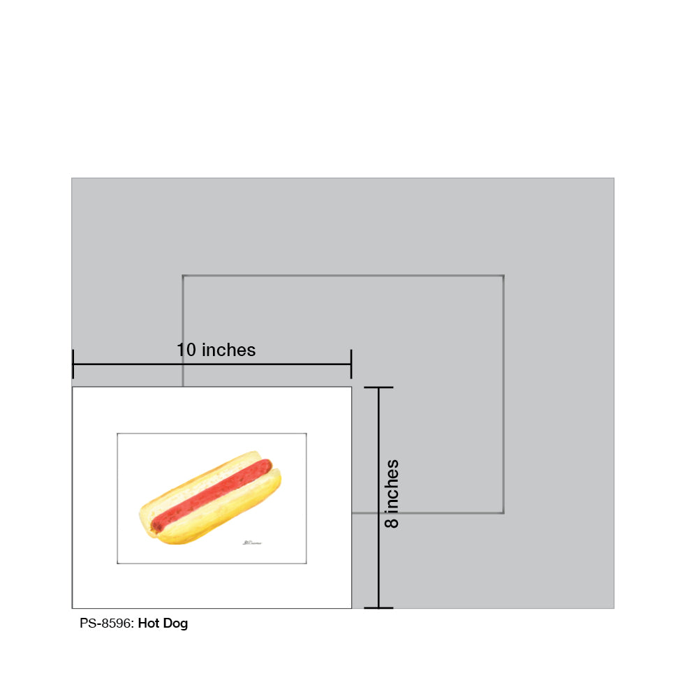 Hot Dog, Print (#8596B)