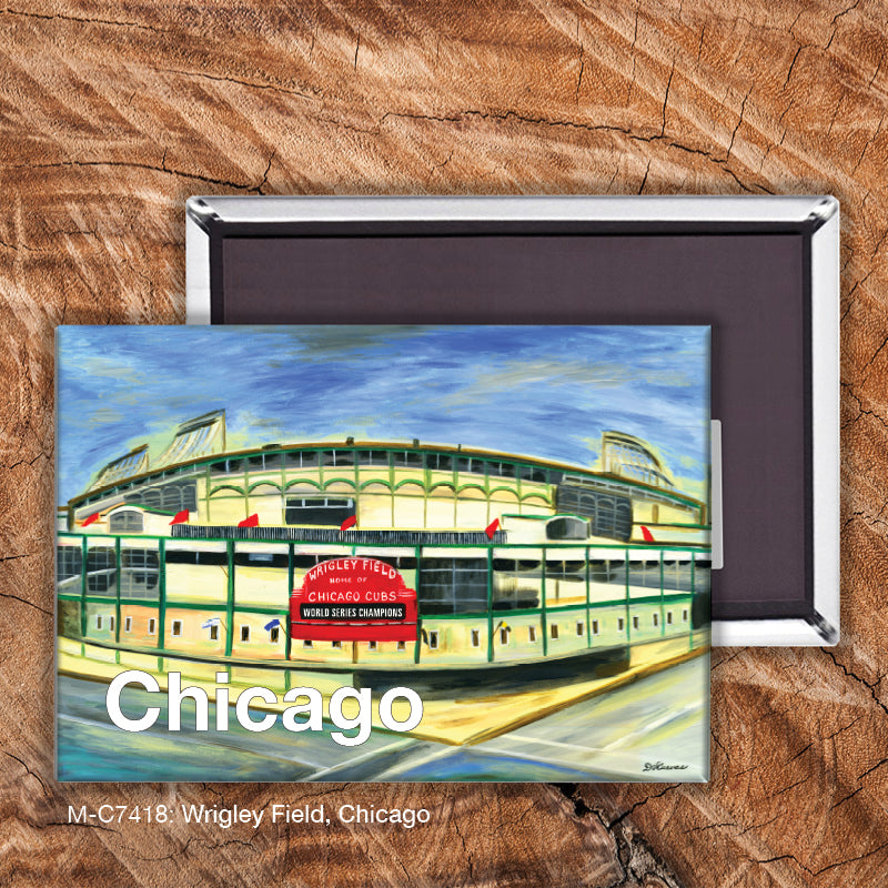Wrigley Field, Chicago, Magnet (M-7418B)