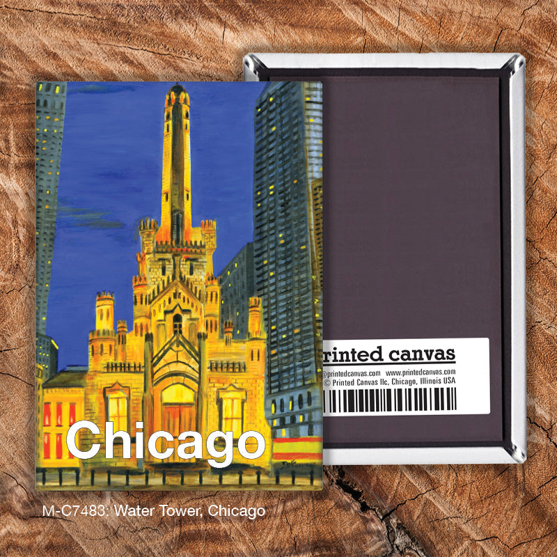 Water Tower, Chicago, Magnet (M-7483A)