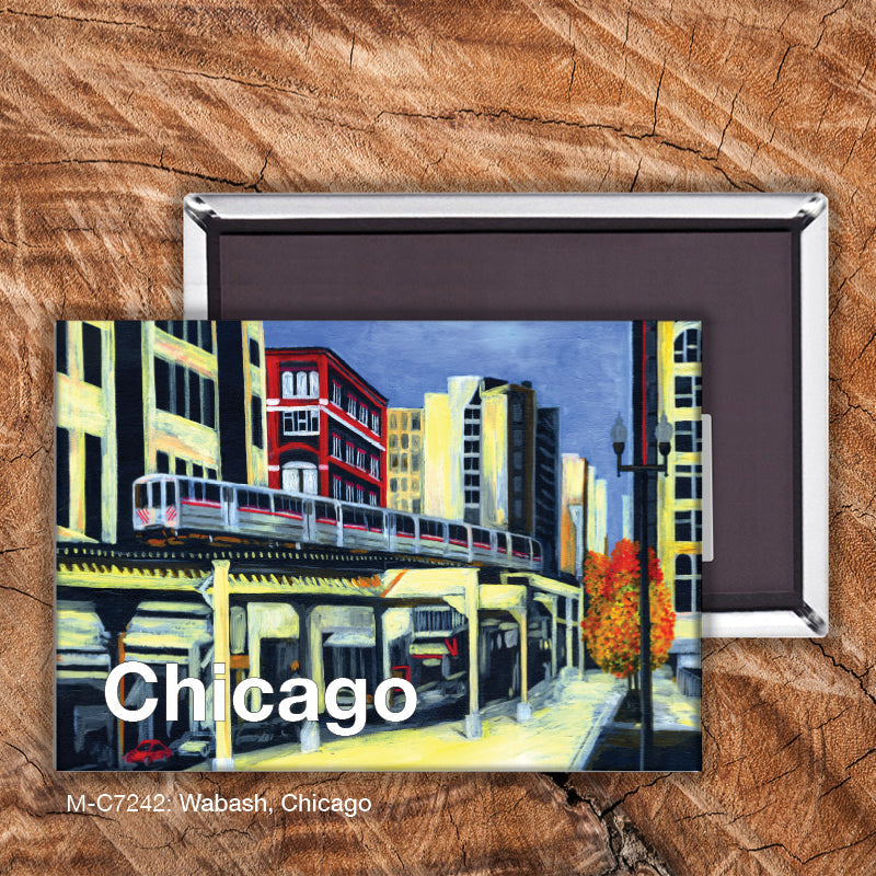 Wabash, Chicago, Magnet (M-7242A)