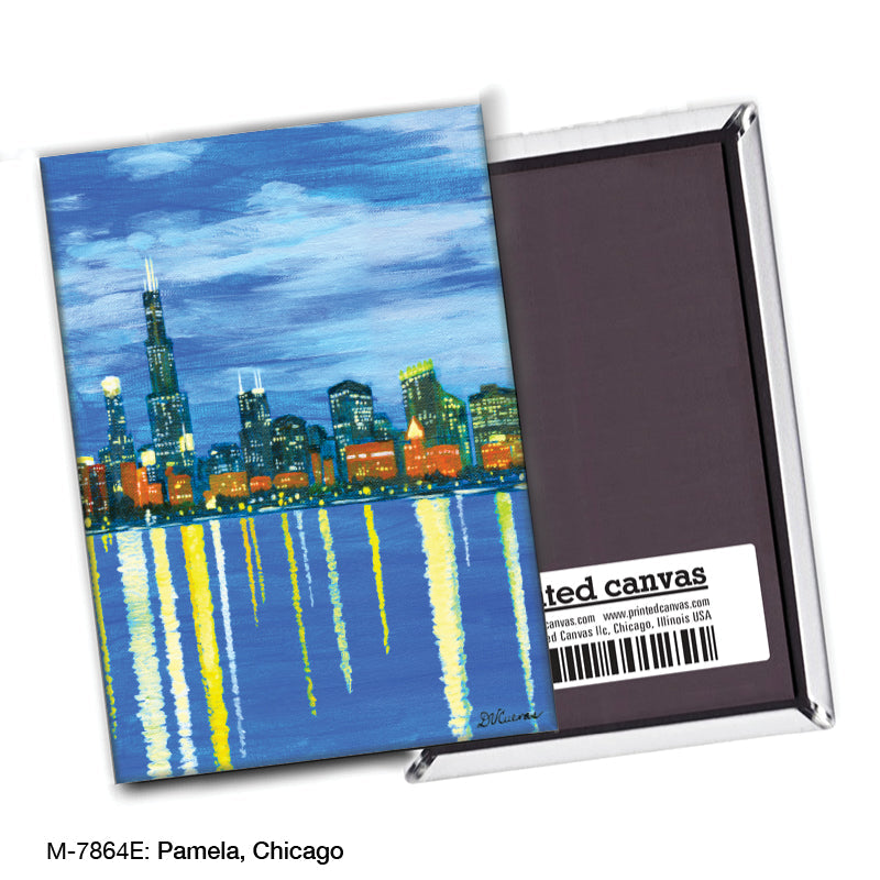 Chicago Pamela Skyline, Magnet (M-7864E)