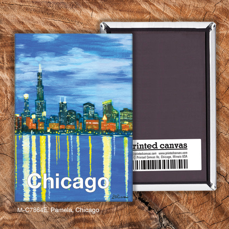 Chicago Pamela Skyline, Magnet (M-7864E)