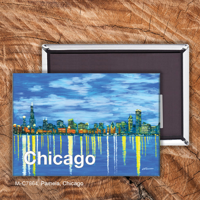 Chicago Pamela Skyline, Magnet (M-7864A)