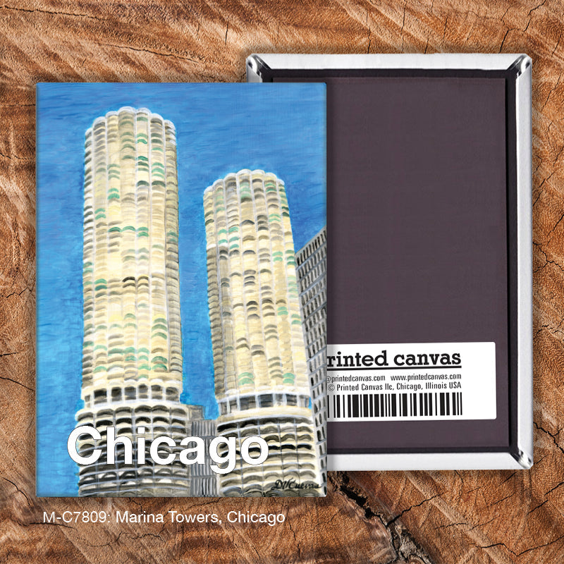 Marina Towers, Chicago, Magnet (M-7809A)