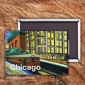 Library, Chicago, Magnet (M-7250A)