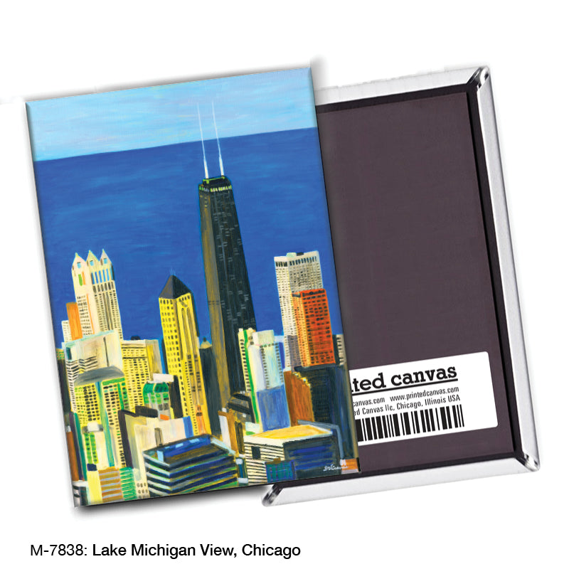 Lake Michigan View, Chicago, Magnet (M-7838A)