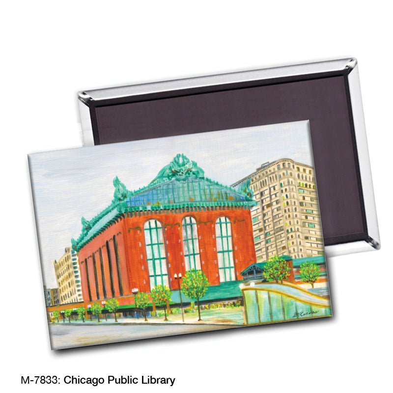 Chicago Public Library, Magnet (M-7833A)