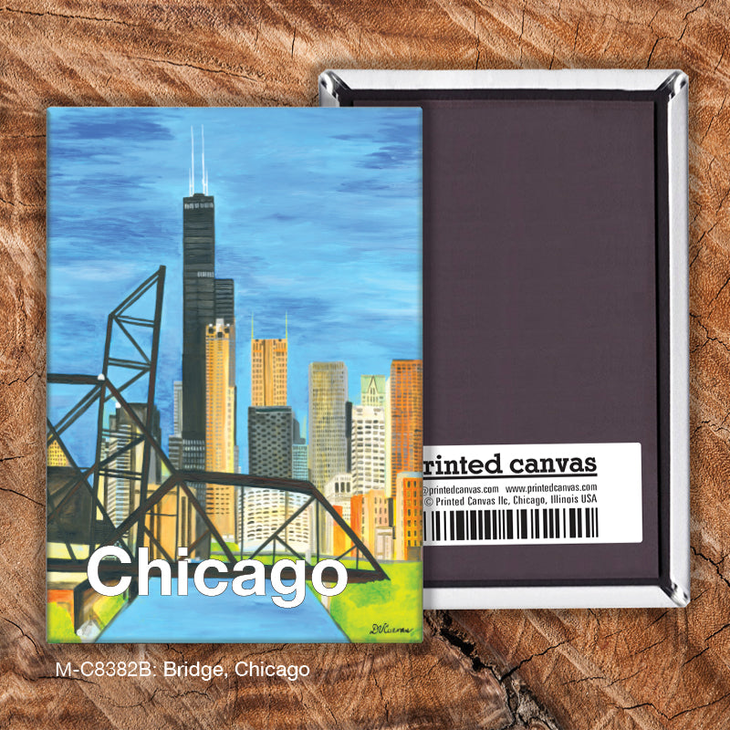 Bridge, Chicago, Magnet (M-8382B)