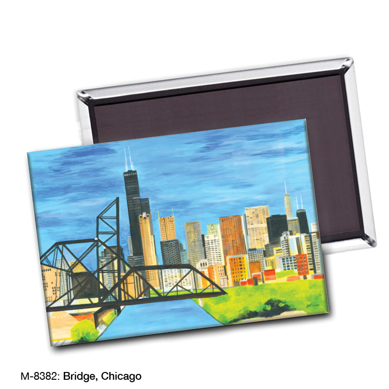 Bridge, Chicago, Magnet (M-8382C)