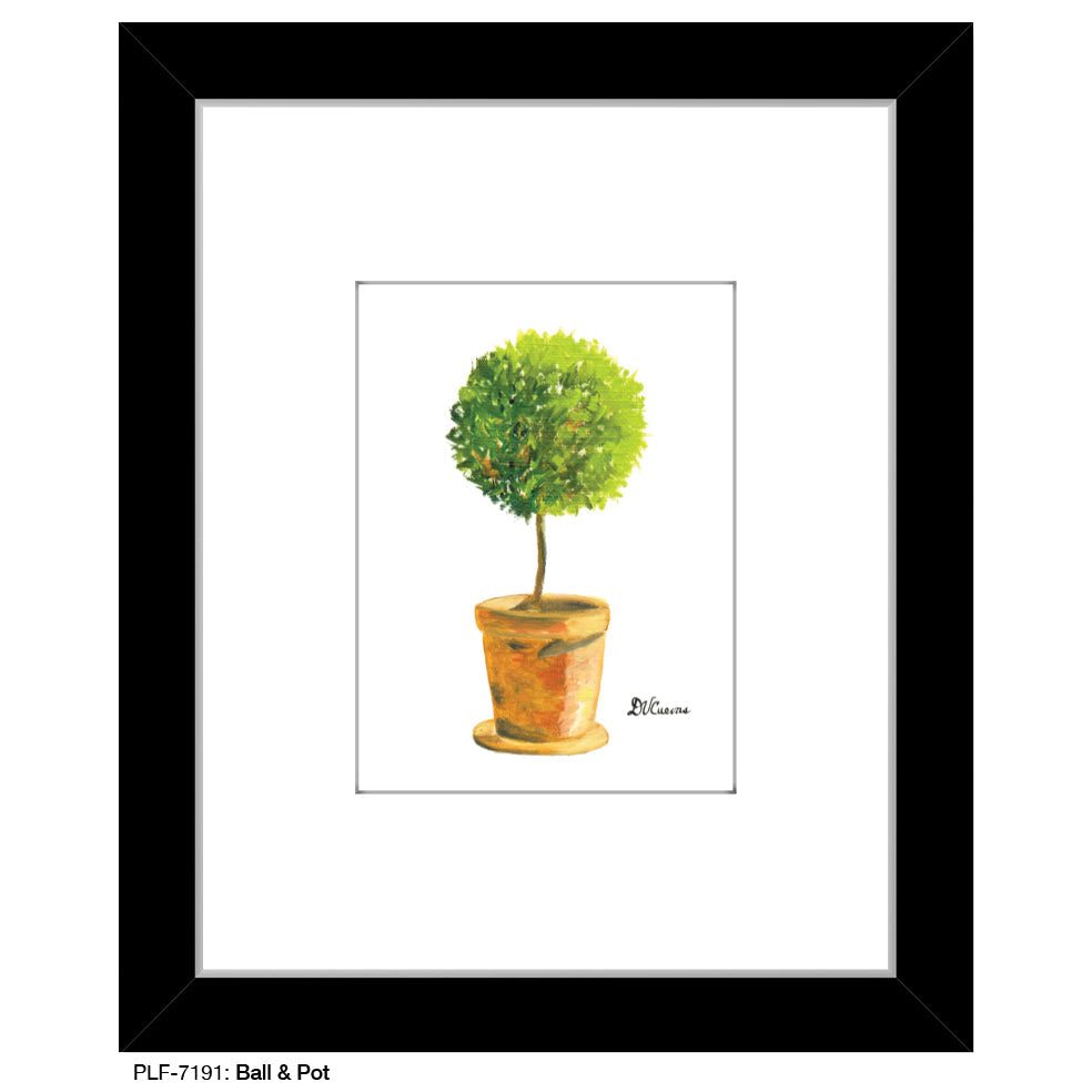 Ball & Pot, Print (#7191A)
