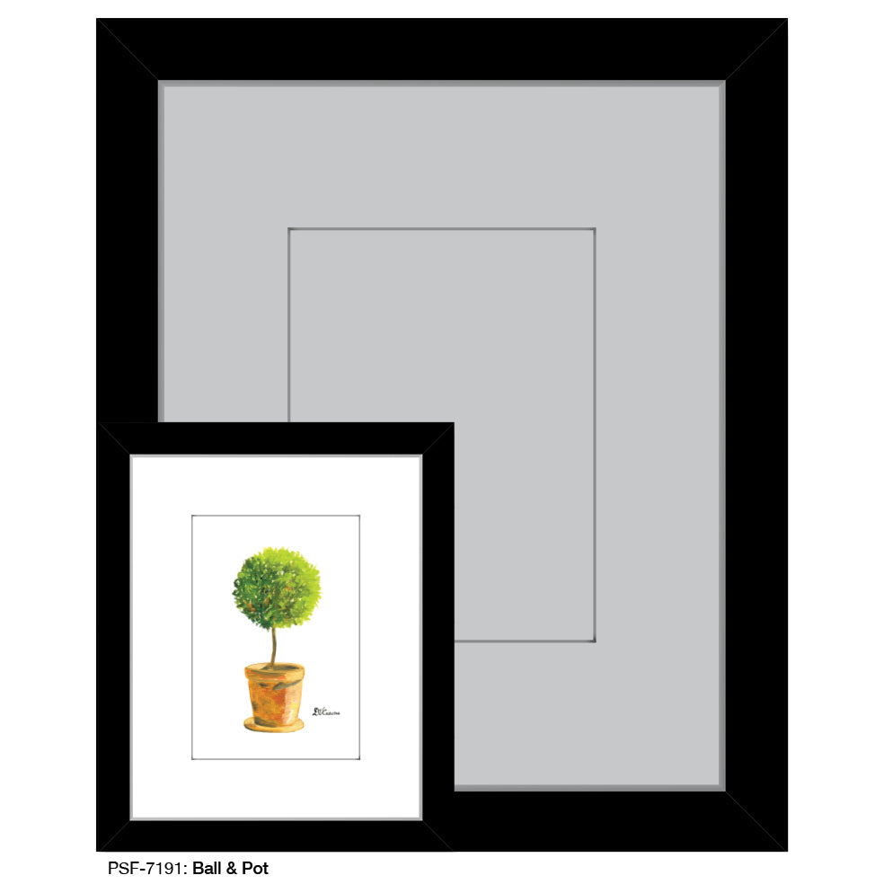 Ball & Pot, Print (#7191A)