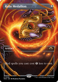 Ruby Medallion (Borderless) (MH3-348) - Modern Horizons 3 (Borderless) Foil