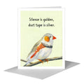 Songbird Finch, Greeting Card (#8316E)