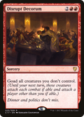 Disrupt Decorum (C17-025) - Commander 2017