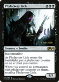 Phylactery Lich (PRE-113S) - Core Set 2019 Promos Foil
