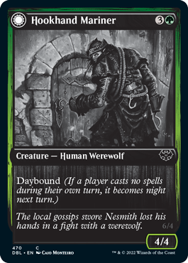 Hookhand Mariner // Riphook Raider (DBL-470) - Innistrad: Double Feature: (Double Faced Transform)