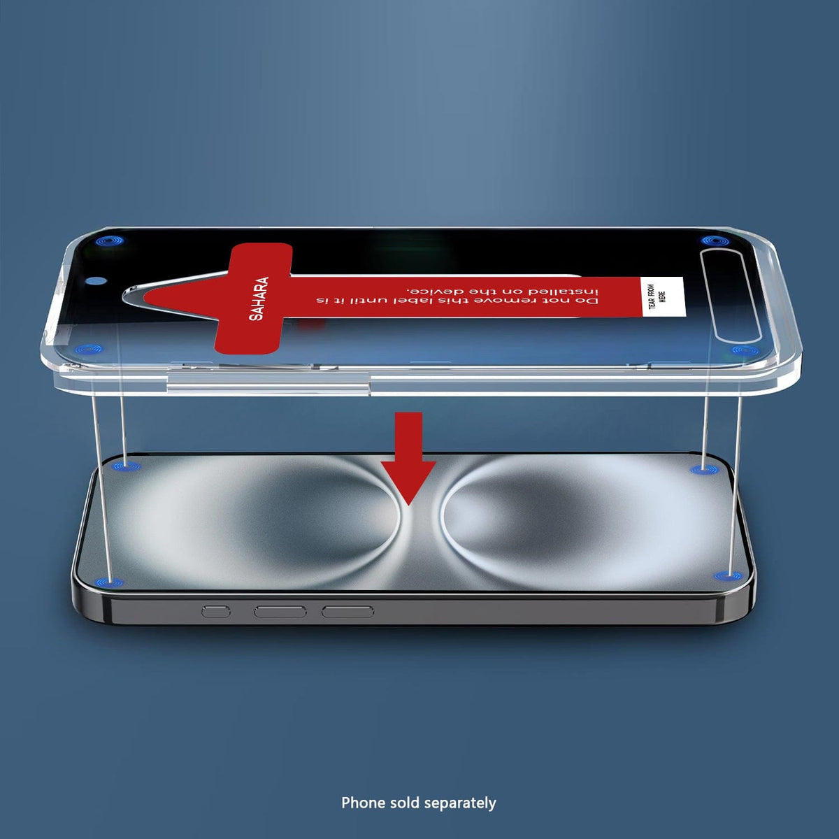 iPhone 16 Privacy Tempered Glass Screen Protector - 9H Hardness, Anti-Spy | ZeroDamage