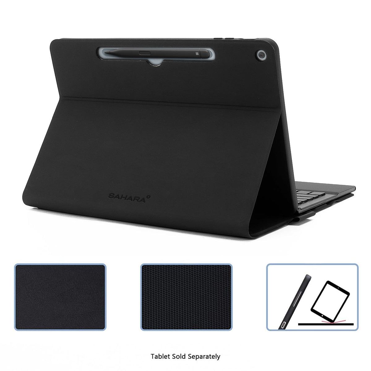 Microsoft Surface Pro 12-inch Keyboard Case - Backlit Trackpad | Navigate Series