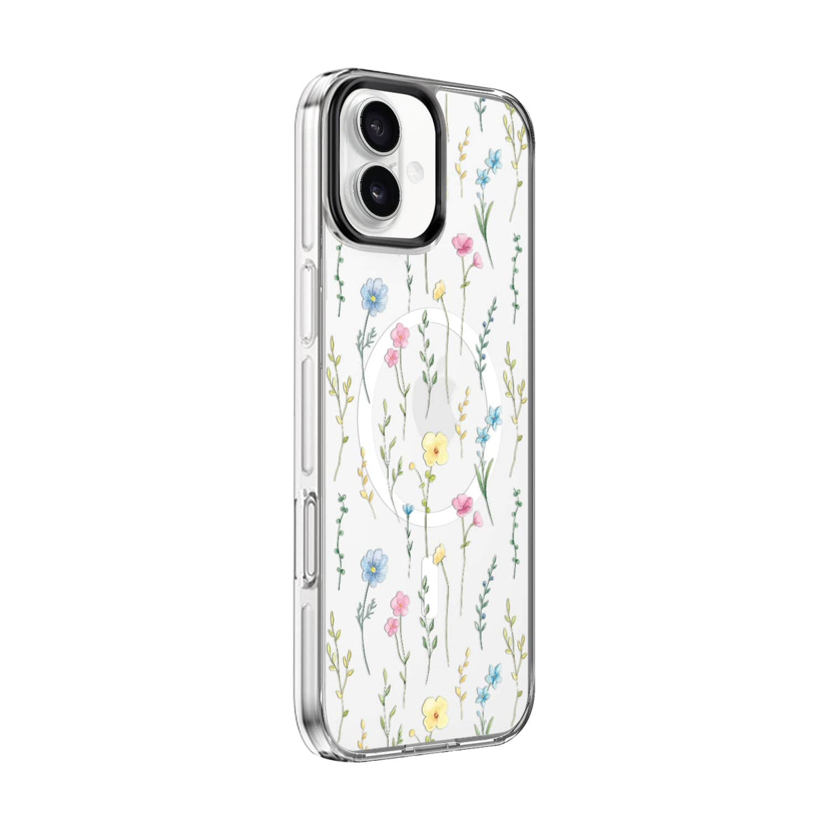 iPhone 16 Plus Floral Design Case with Swappable Back - Wireless Charging | Inspire Series